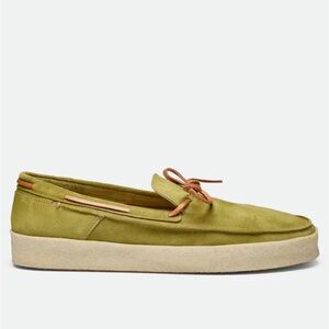 Astorflex 1820 Hestaflex Boat Shoe in Olive Green size 43 (US 10)
